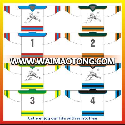 Custom 100% polyester Ice hockey jersey ,hockey sublimation jersey with high quality good service good price