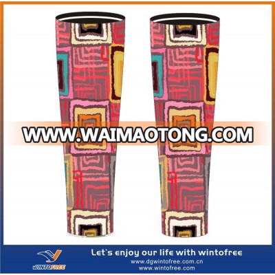 Customized Logo/Image sublimation printing bicycle/bike/cycling arm sleeve, Silicone non-slip Flat Lock Seams Stitching