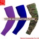 Plain Color Purple UV Protection Compression Cooler Arm Sleeves